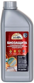 Антисептик ЭКСПЕРТ биозащита бесцветный 1 л