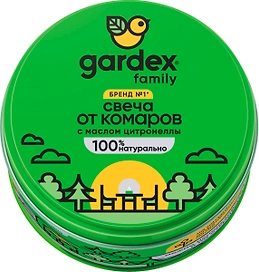Cвеча репеллентная от комаров Gardex Family 1 шт
