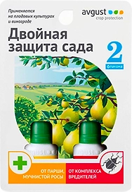 Средство защитное от вредителей Avgust Раек Алиот 2х10 мл