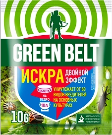 Средство защитное от вредителей GREEN BELT Искра Двойной Эффект 10 г