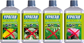 Средство защитное от сорняков Ваше хозяйство Ураган Форте 1 л