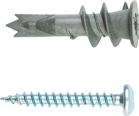 Анкер для гипсокартона с шурупом ЕВРОПАРТНЕР PBAM 10х39 мм УСИЛЕННЫЙ 25 шт.