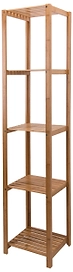 Стеллаж универсальный бамбук 144,4х28,2х31,1 см коричневый