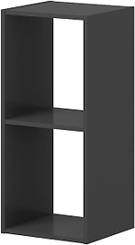 Стеллаж универсальный, для книг ФЕЛИКС ЛДСП 83х73х34 см антрацит