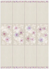 Панель ПВХ листовая комплект MAGNOLIA 250х2650х5 мм 4 шт