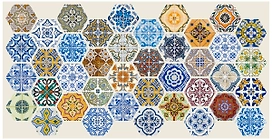 Панель ПВХ листовая Пэчворк 492х973х3 мм