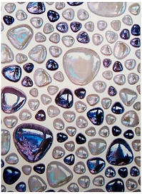 Панель ПВХ листовая Перламутровый пляж 250х2700х8 мм