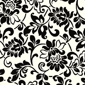 Декоративная пленка Gekkofix черно-белый узор 120 мкм 0,45х8 м