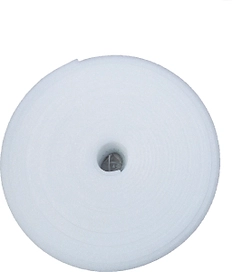 Кромочная демпферная лента с фартуком 100x10 мм 15 м белая