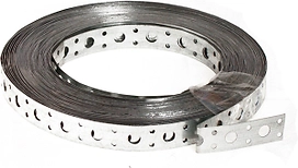 Монтажная лента Стройбат 20 мм х 25 м х 0,55 мм серебристая