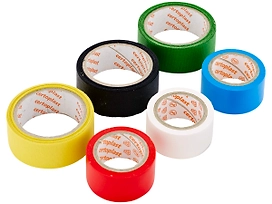 Изолента LUX-TOOLS 19 мм х 3,3 м , 19 мм х 2,5 м 6 шт