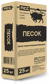 Песок ПСС 25 кг