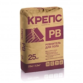 Ровнитель для пола цементный Крепс РВ 25 кг