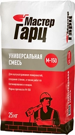 Пескобетон Мастер Гарц Кремин UC15 М-150, 25 кг
