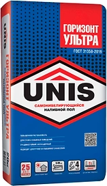Наливной пол цементный UNIS Горизонт Ультра 20 кг