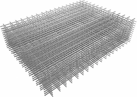 Сетка стальная Таврос для стяжки 100х100 мм сварная 100х200 см