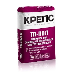 Наливной пол цементный Крепс ТП-пол 20 кг
