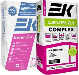 Наливной пол EK level 2.1 20 кг
