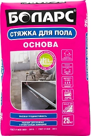 Стяжка цементная БОЛАРС Основа высокопрочная 25 кг