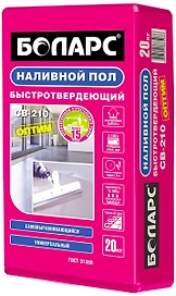 Наливной пол гипсовый быстротвердеющий БОЛАРС СВ-210 ОПТИМ 20 кг