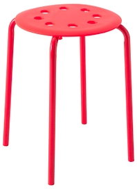 Табурет 410590 пластиковый 410590 красный 