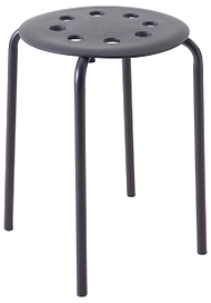 Табурет круглый 410591 черный 