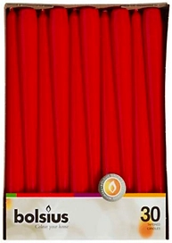 Свеча античная Bolsius красная 250 х 20 мм