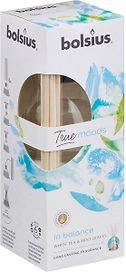 Диффузор ароматический Bolsius In Balance белый чай и листья мяты 45 мл