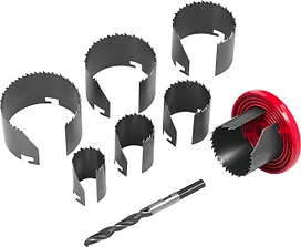 Набор коронок по дереву LUX-TOOLS 25-62 мм 9 шт