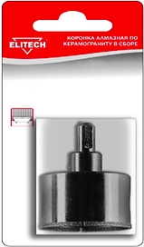 Коронка по керамике ELITECH 30 мм