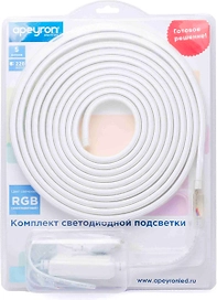 Светодиодная лента Apeyron Electrics SMD 5050 60LED IP44 220В 12Вт 5 м