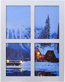 Световое панно Картина новогодняя 6 LED 48 см в ассортименте