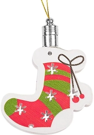 Световая фигура Новогодний носок RGB  8х6х2 см