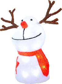 Световая фигура Северный олень 30 LED IP44 38 см холодный белый