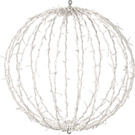 Световая фигура Подвесной шар 200 LED IP44 50 см холодный белый