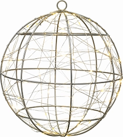 Световая фигура Шар 60 LED 25 см теплый белый