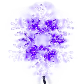 Световая фигурка SH Lights HiLightsDecor Снежинка 52 см сине-белая