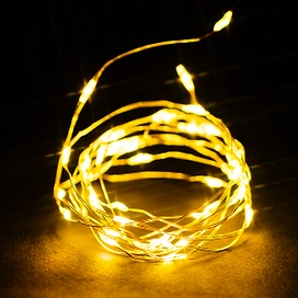 Гирлянда Нить 40 LED теплый белый 2 м