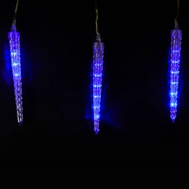 Гирлянда наружная Glos IE Тающие сосульки 84 LED холодный белый/синий 3 м
