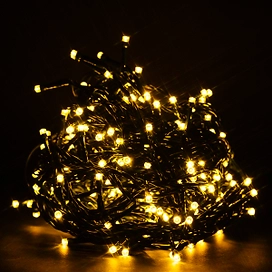 Гирлянда Мишура 80 LED теплая белая 6,32 м