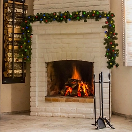 Гирлянда нить 100 LED многоцветная 4 м