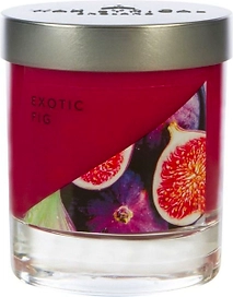 Свеча ароматическая Wax Lyrical Экзотический инжир 8,2 см красная