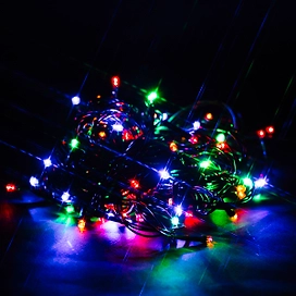 Гирлянда нить №1 SH LIGHTS 100 LED мультиколор 10 м