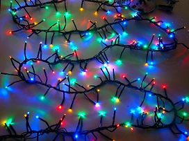 Гирлянда "Фейерверк" 200 LED разноцветный 2 м