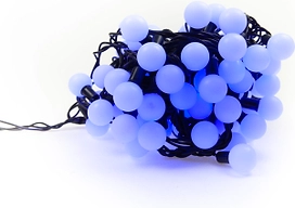 Гирлянда с насадками внешняя Шарики 100 LED черная 10 м