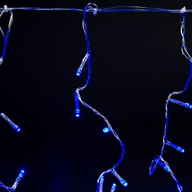 Гирлянда внутренняя занавес 544 LED прозрачный 2,2 м