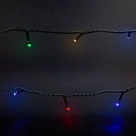 Гирлянда нить SH LIGHTS 120 LED мультиколор 12м