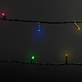 Гирлянда нить SH LIGHTS 200 LED мультиколор 20 м