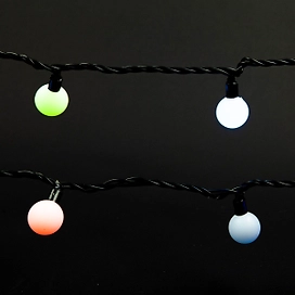 Гирлянда с насадками Шарики 70 LED разноцветная 10 м