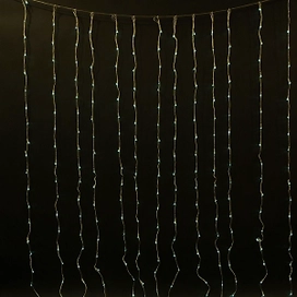 Гирлянда занавес SH LIGHTS 300 LED белый 1,5 х2,2 м